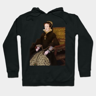 Queen Mary I - historical illustrations Hoodie